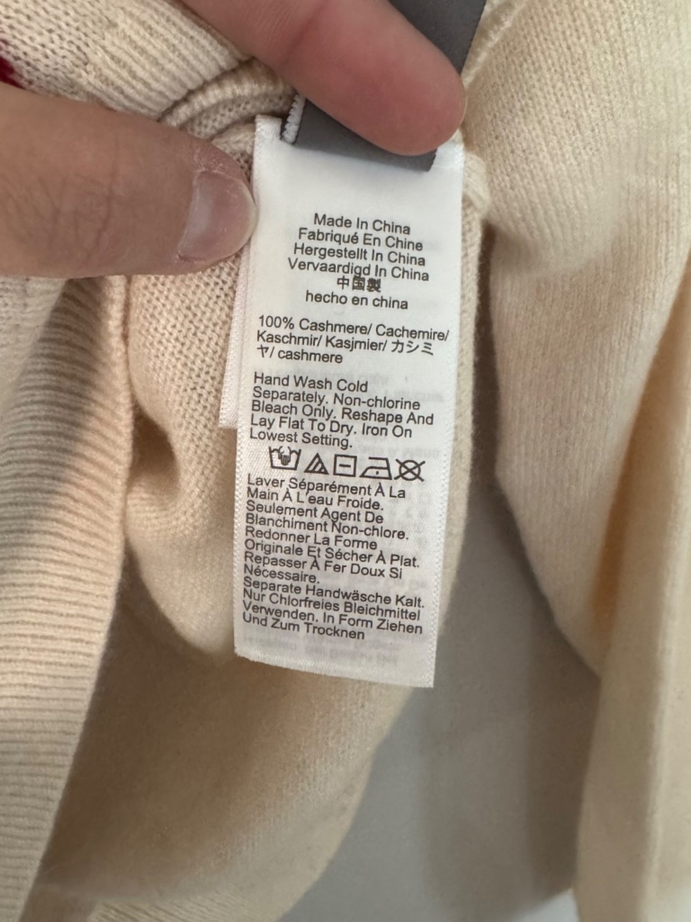 J. Crew Women's Relaxed Perfect Cashmere Crewneck Sweater in Argyle Sz S NWT - Picture 7 of 8